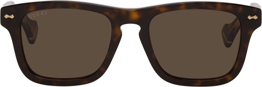 Gucci Tortoiseshell Square Sunglasses