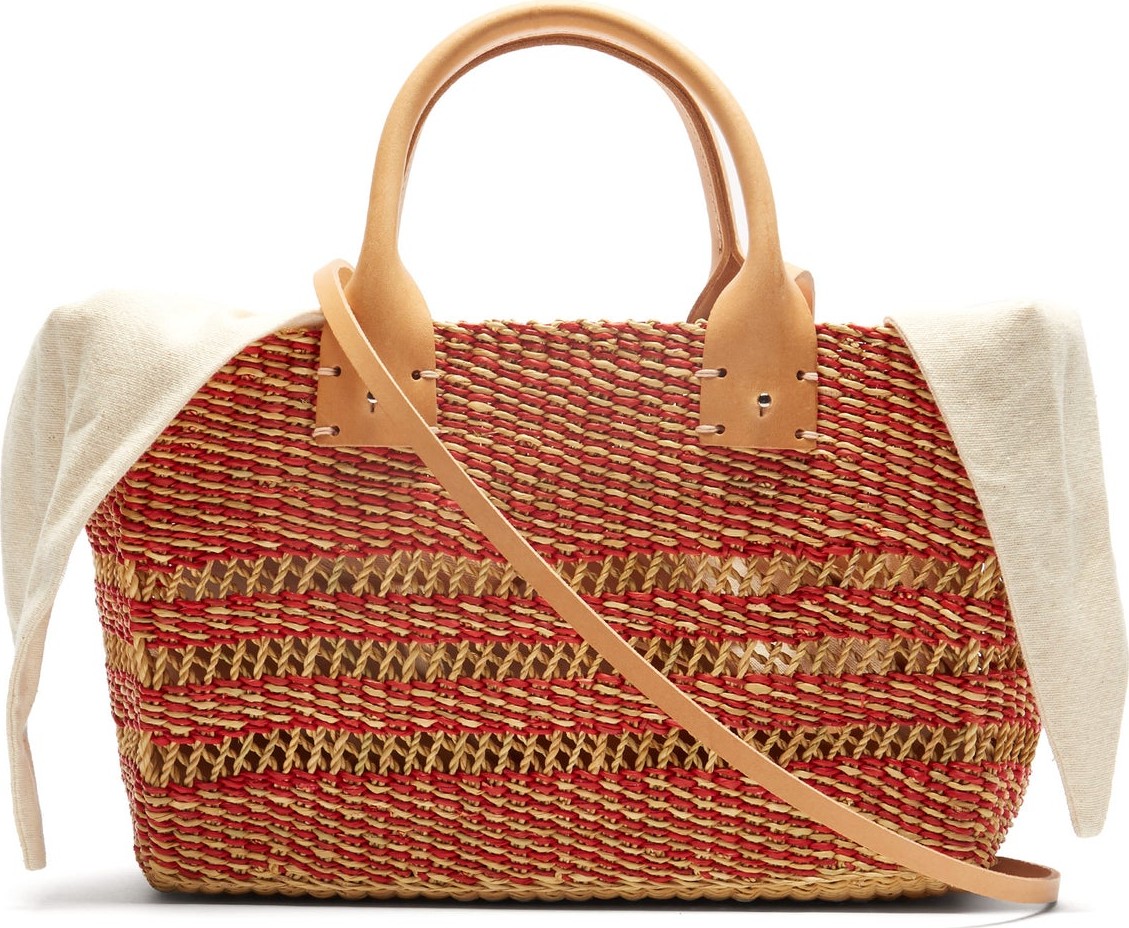 Muun Carrie woven-straw basket bag