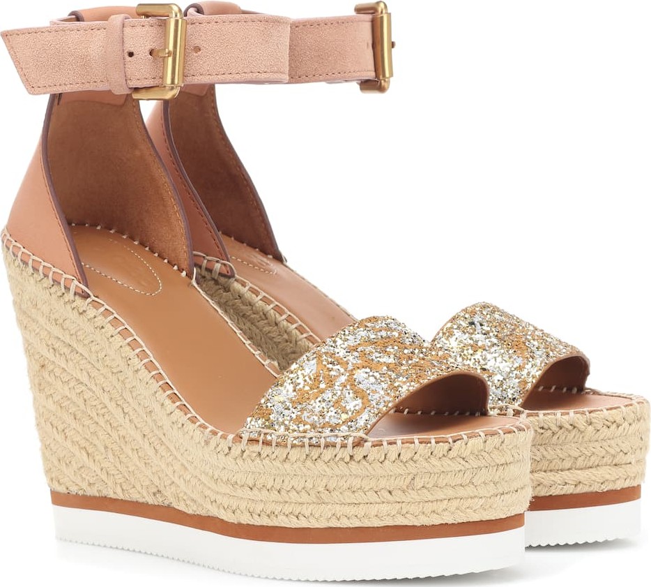 See By Chloé Glyn Wedge Espadrille sandals