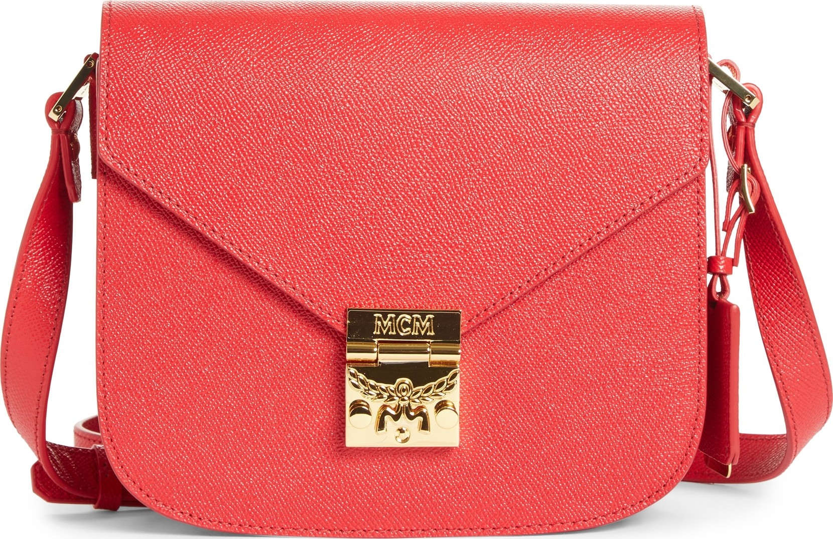 MCM Small RGB Leather Shoulder Bag