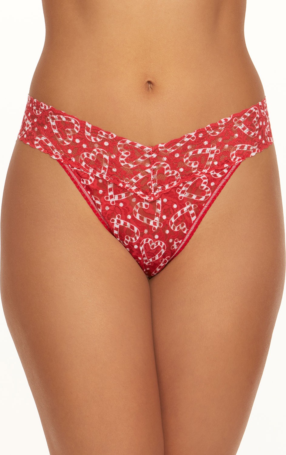 Hanky Panky I Heart Peppermint Lace Original-Rise Thong