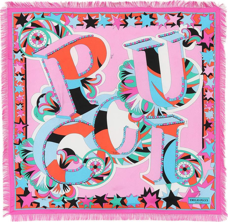 Emilio Pucci Printed silk scarf