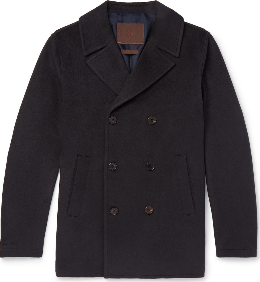 Altea Double-Breasted Cashmere Peacoat