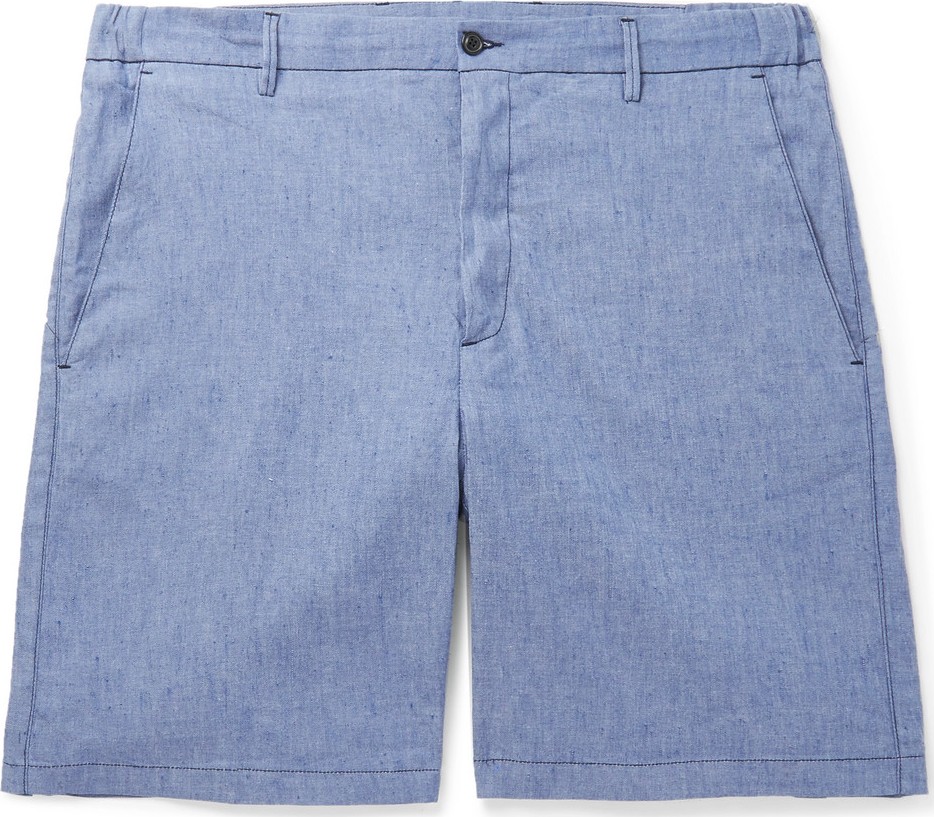 Altea Dumbo Slub Linen-Blend Shorts