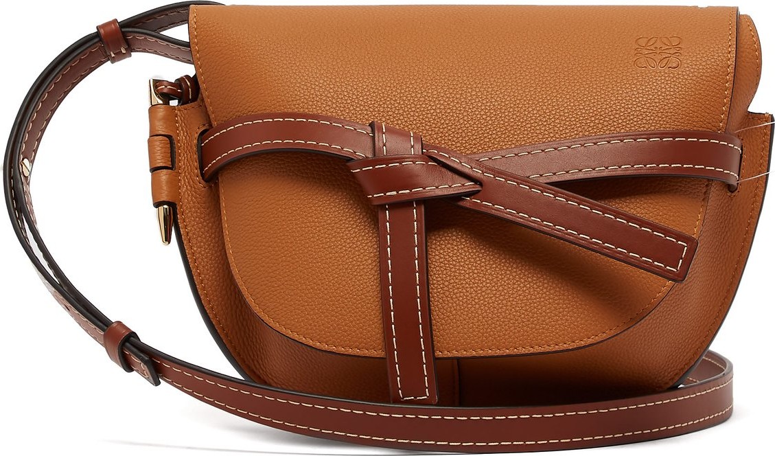 LOEWE Gate small grained-leather cross-body bag