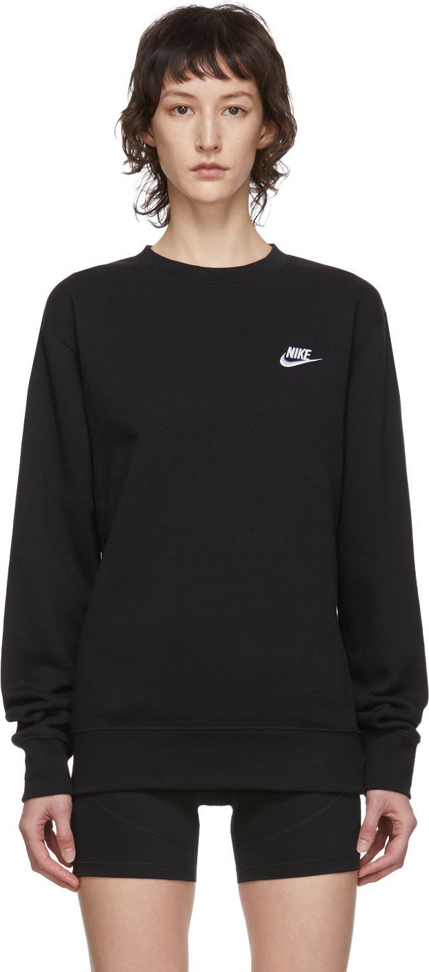 Nike Black Sportswear Club Sweatshirt