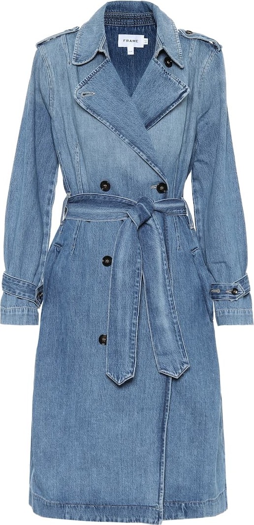 FRAME DENIM Denim trench coat