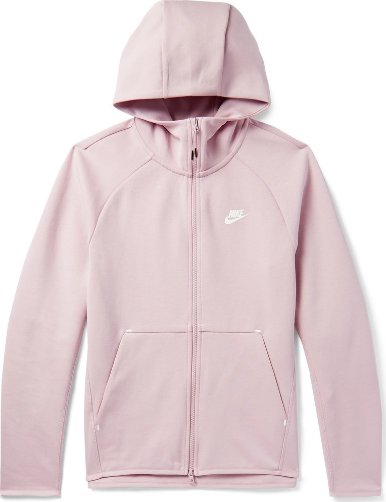 Nike Sportswear Cotton-Blend Tech-Fleece Zip-Up Hoodie
