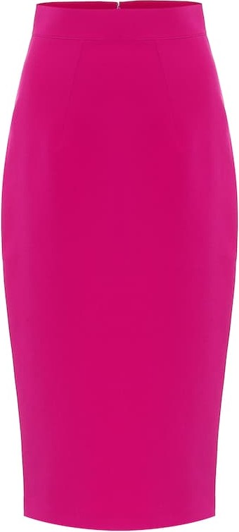Safiyaa Hokoku stretch-crêpe pencil skirt
