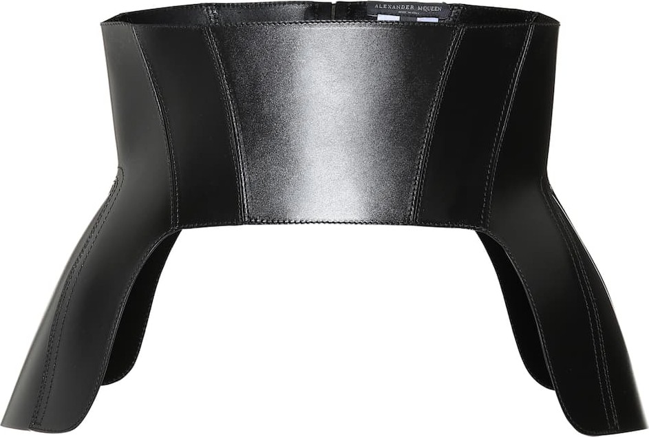 Alexander McQueen Leather corset belt