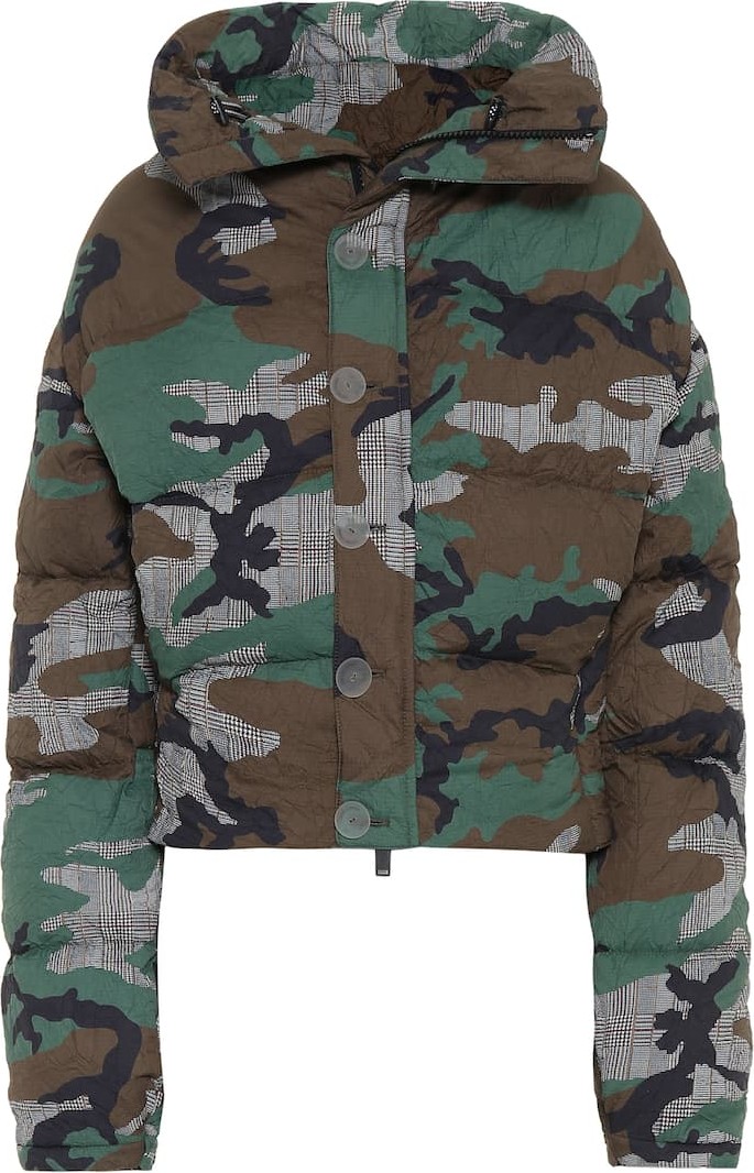 Unravel Camouflage down jacket