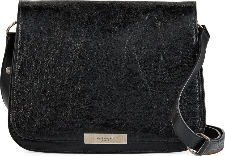 Saint Laurent Amalia Medium Leather Full Flap Crossbody Bag