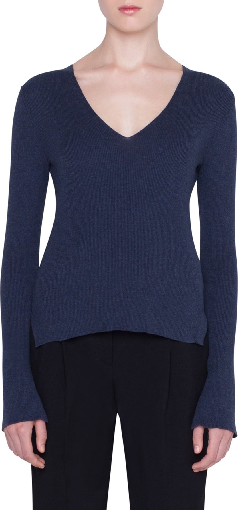 Akris Punto Wool Split Cuff Sweater