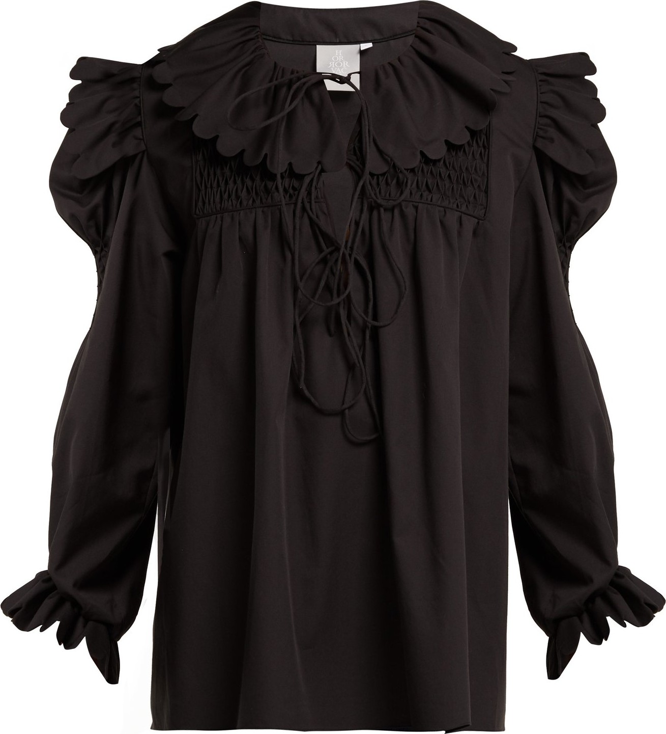 Horror Vacui Defensia cotton blouse