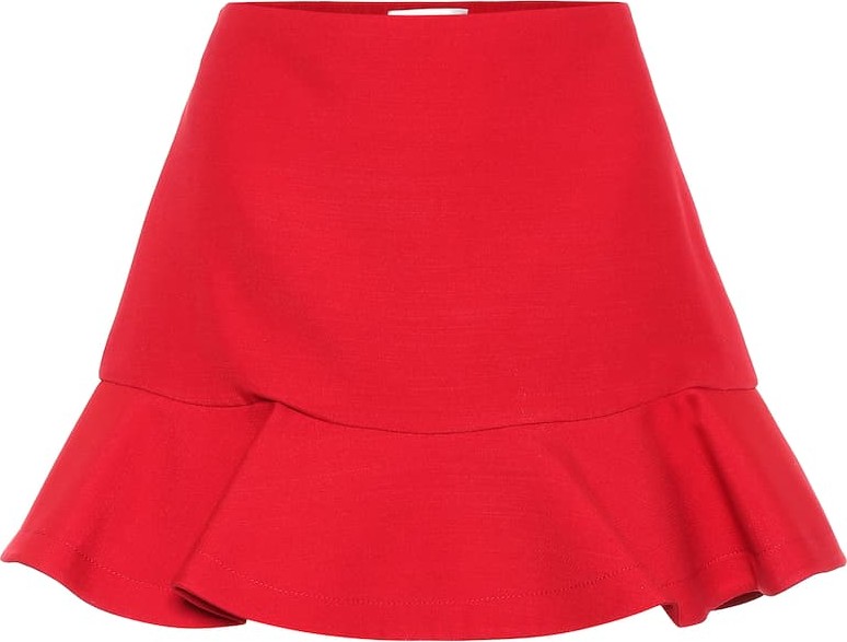 Valentino Wool and silk crêpe shorts