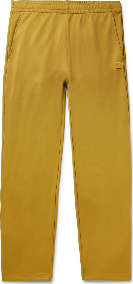 Acne Studios Emmett Tech-Jersey Logo-Appliquéd Track Pants