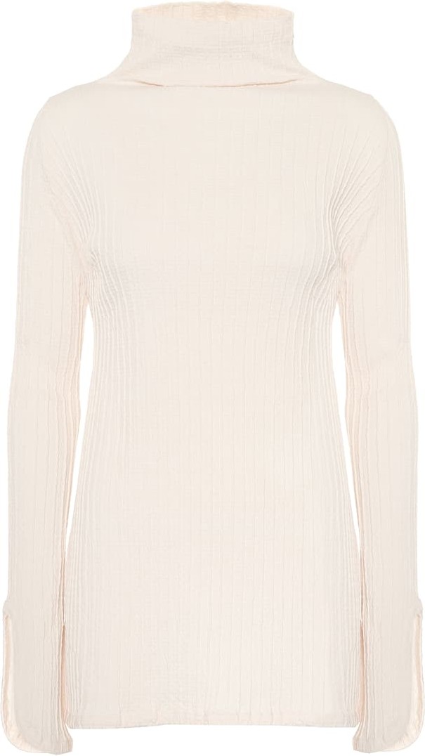 Jil Sander High-neck stretch-cotton top
