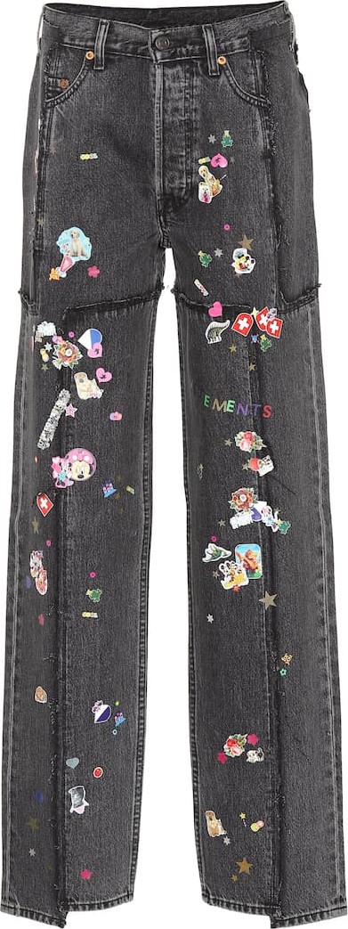 Vetements X Levi's® high-rise wide-leg jeans