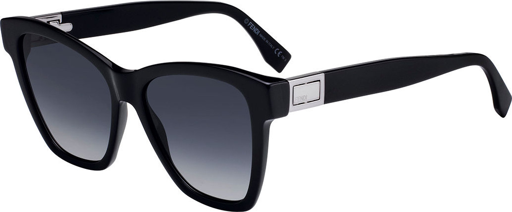 Fendi Acetate Gradient Square Sunglasses