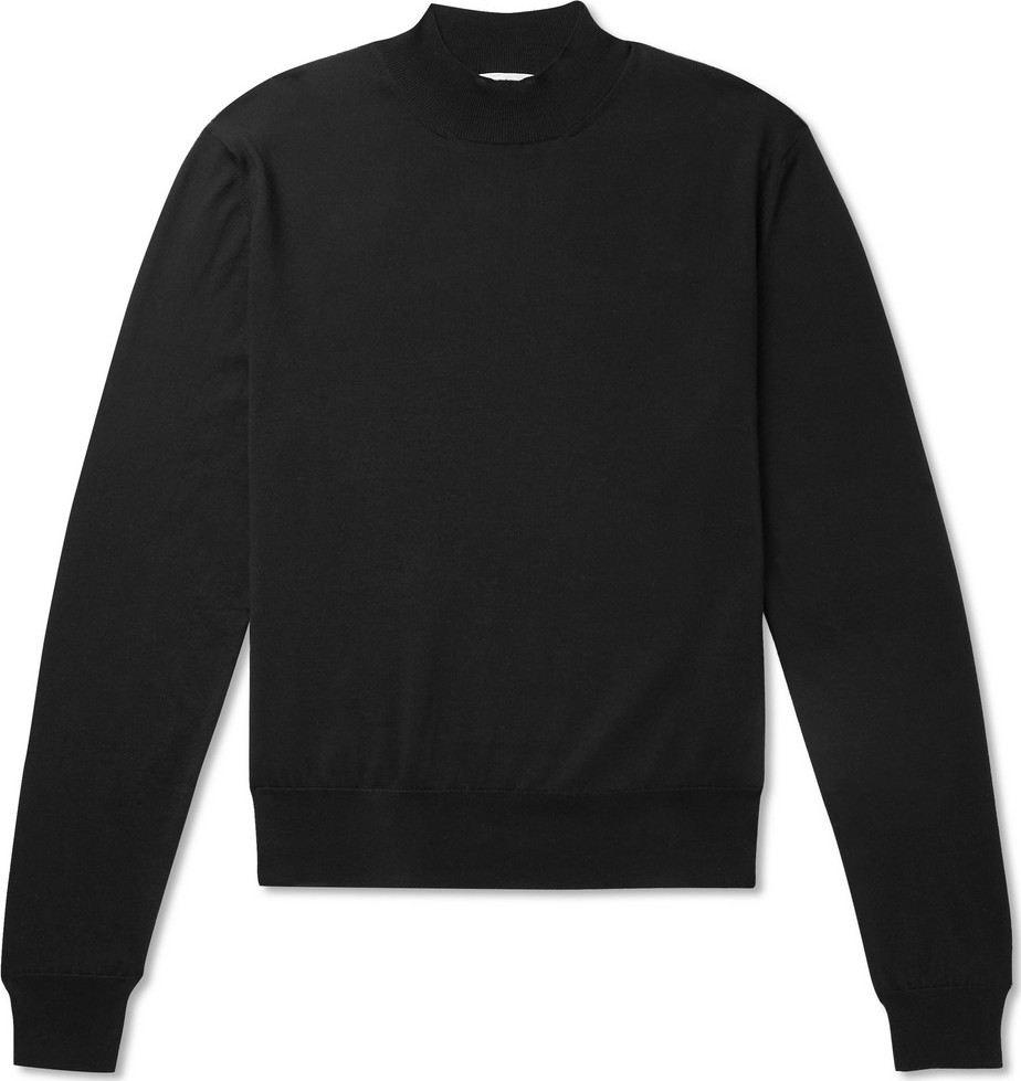 THE ROW Sean Slim-Fit Silk and Cotton-Blend Rollneck Sweater