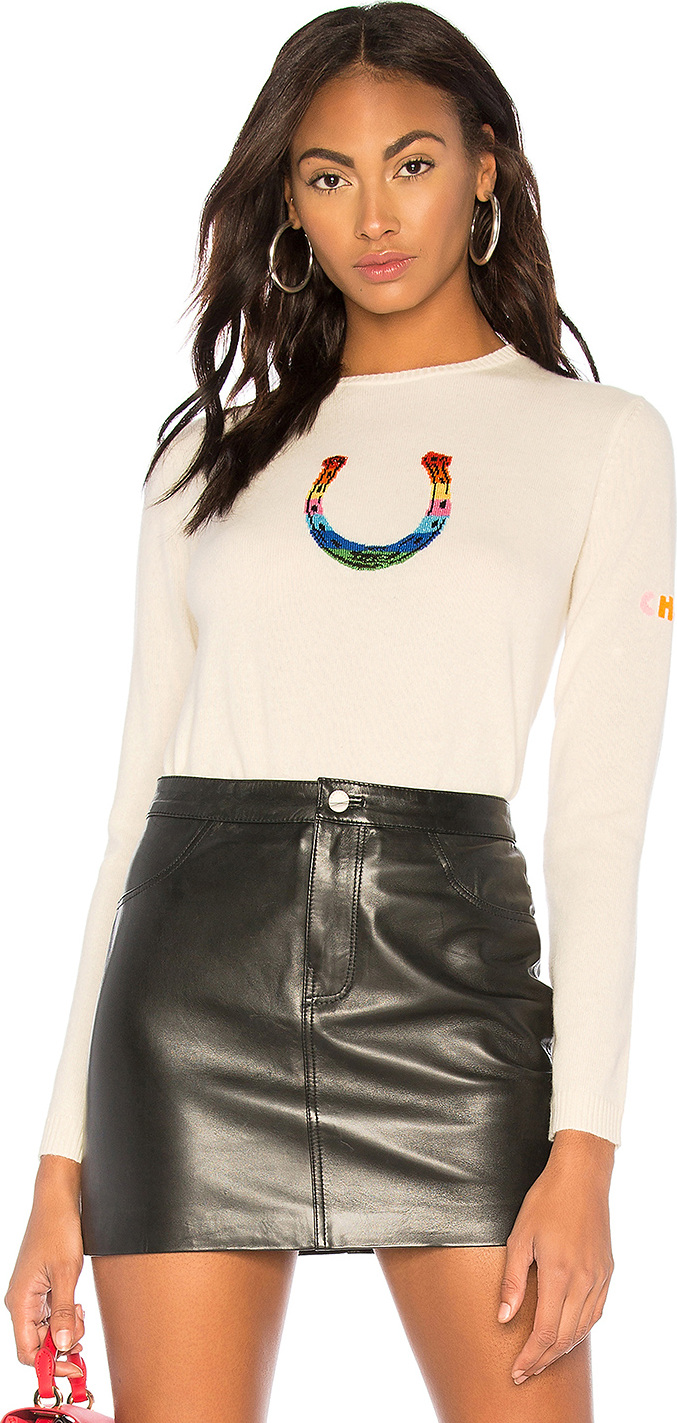 Bella Freud Horseshoe Rainbow Sweater