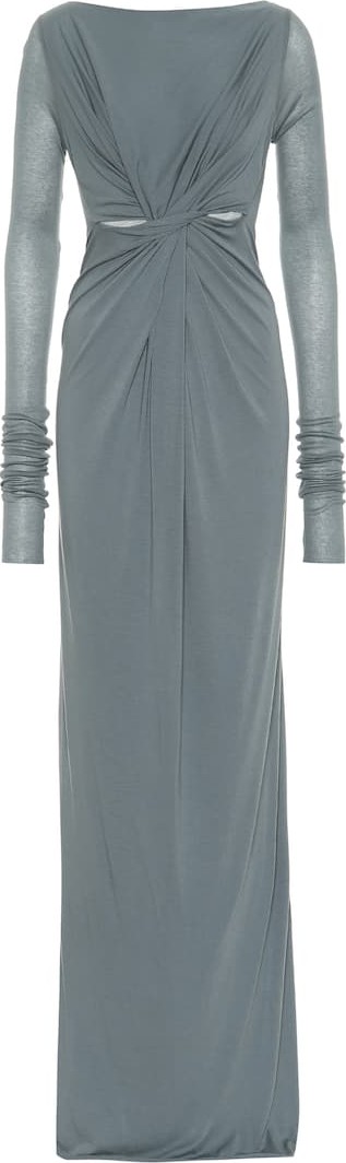 Rick Owens Lilies cotton-blend jersey gown