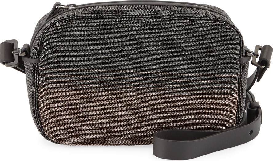 Brunello Cucinelli Shiny Degrade City Crossbody Bag
