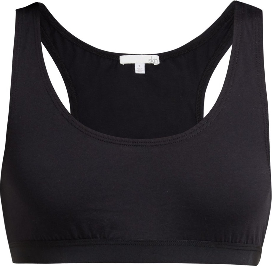 SKIN Solange soft cup crop top bra