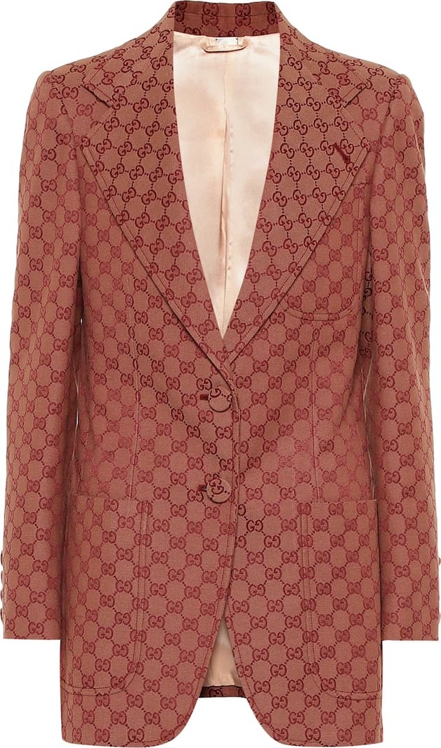 Gucci GG cotton-blend blazer