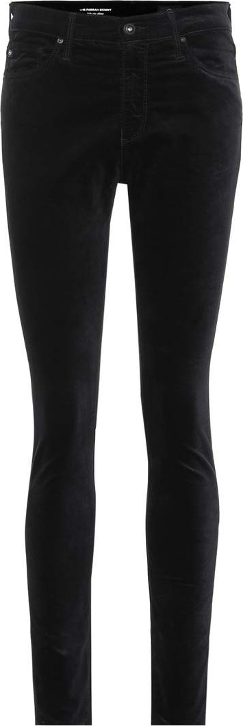 AG Jeans The Farrah velvet skinny jeans
