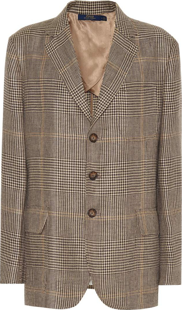 Polo Ralph Lauren Plaid linen blazer