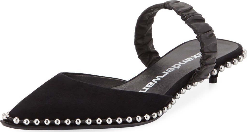 Alexander Wang Nina Racer Ball-Chain Pumps, Black
