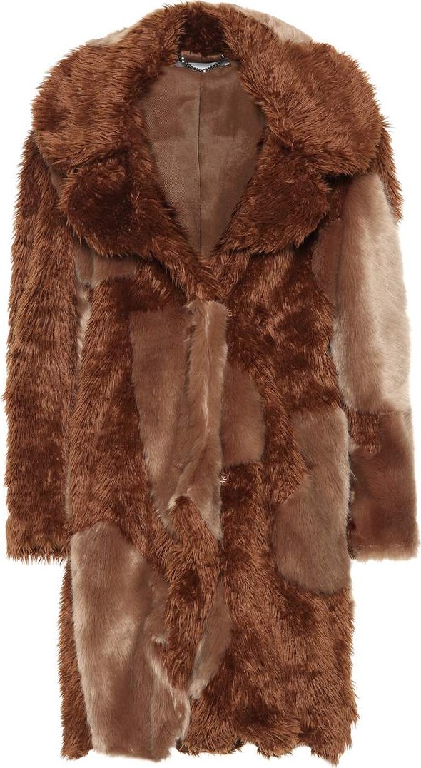 Stella McCartney Sugar Cane faux fur coat