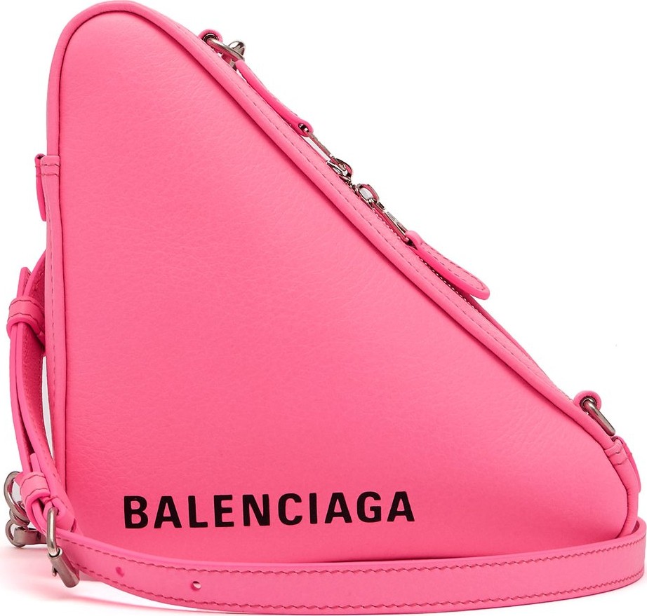Balenciaga Triangle Pochette S leather bag