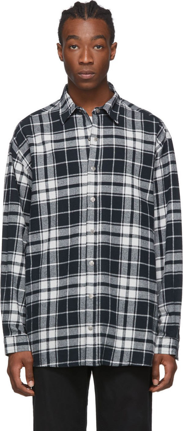 Ksubi Black & White Check Stereo Shirt