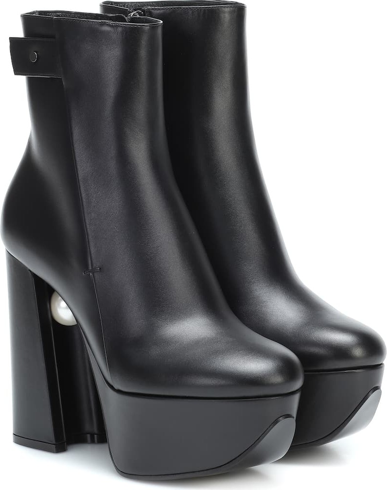 Nicholas Kirkwood Miri platform leather ankle boots