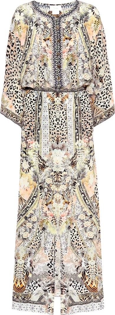 Camilla Printed silk maxi dress