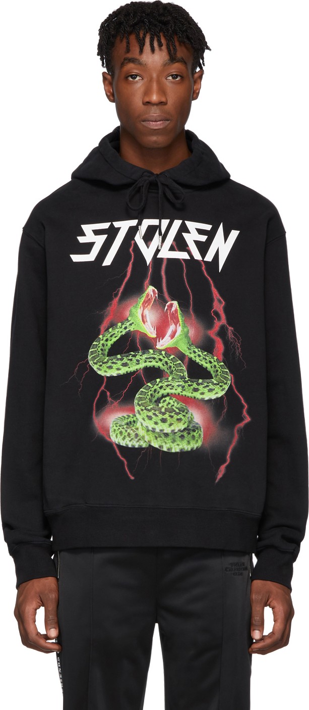 Stolen Girlfriends Club SSENSE Exclusive Black Lightning Hoodie