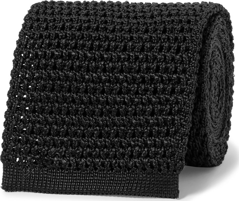 TOM FORD 7.5cm Knitted Silk Tie