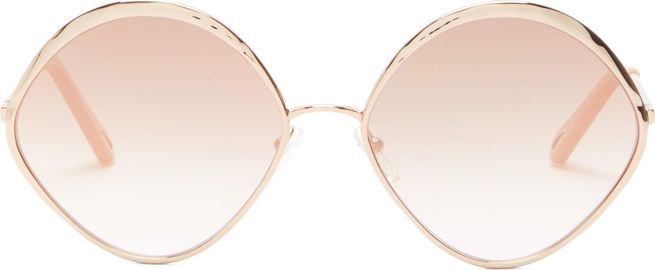 Chloe Dani round metal sunglasses