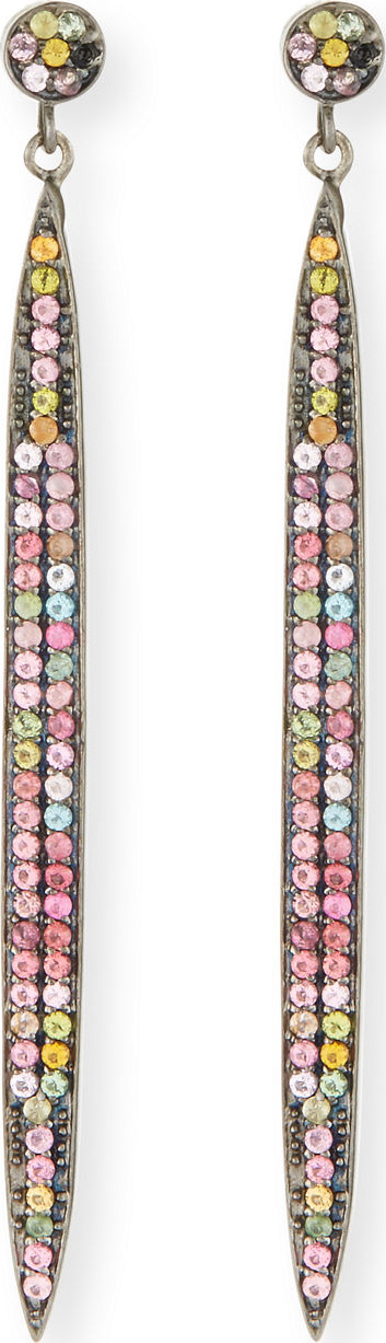 Margo Morrison Pavé Spear Dangle Earrings