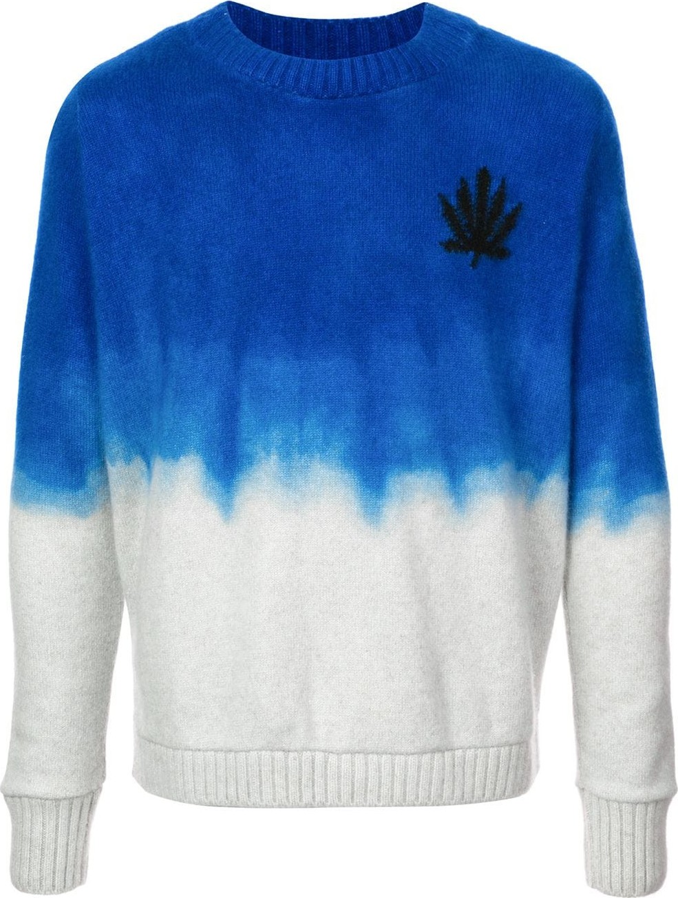 The Elder Statesman hemp leaf jumper