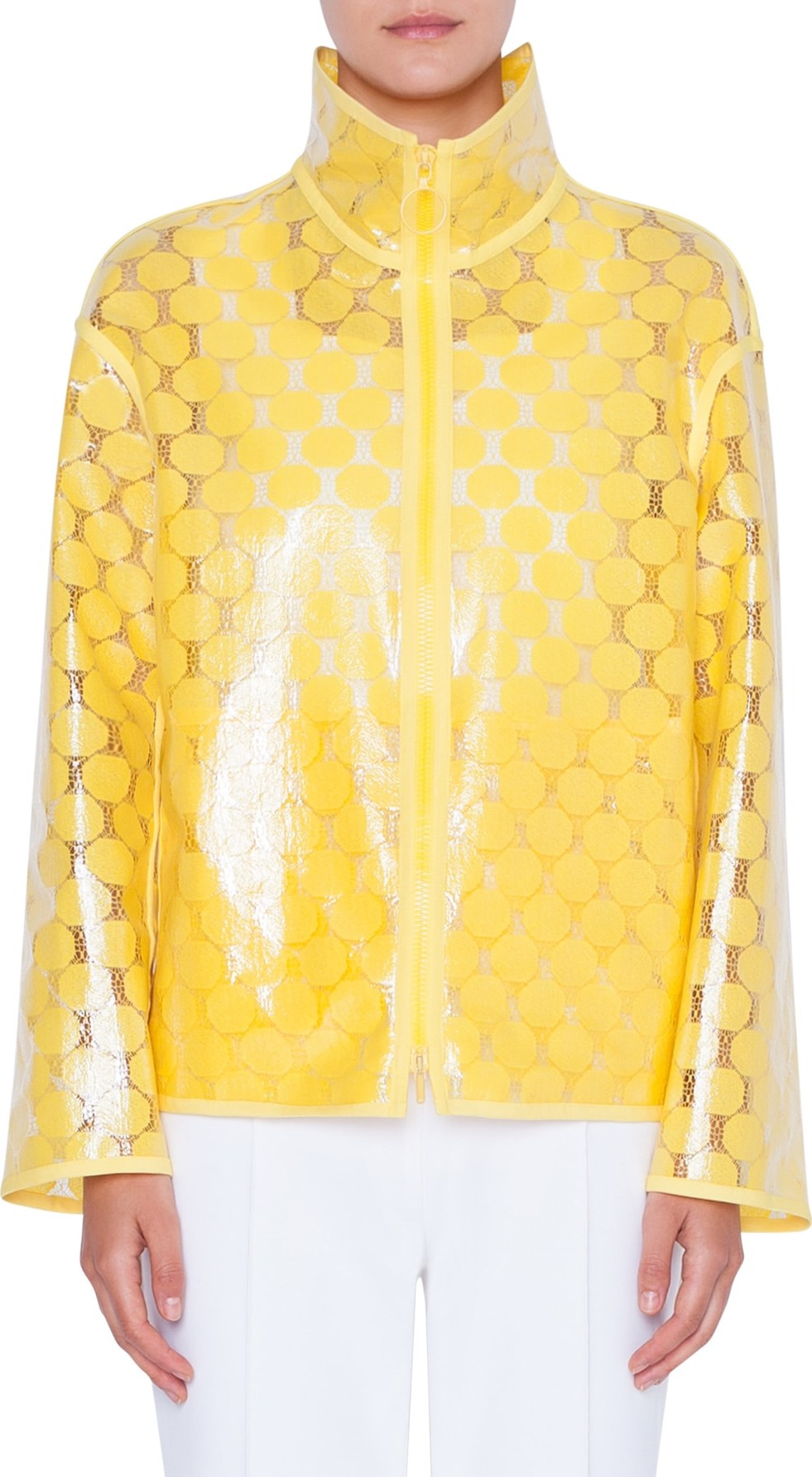 Akris Punto Punto Lace Rain Jacket