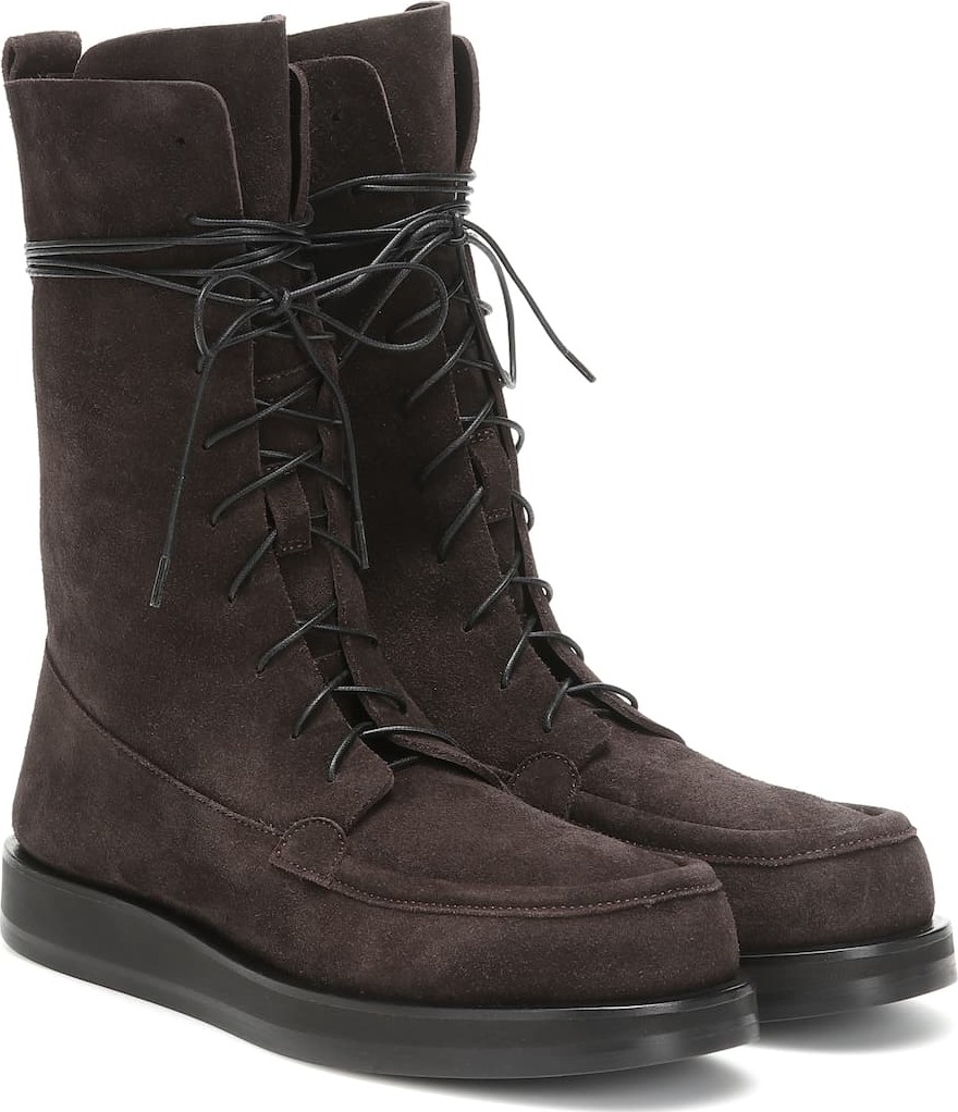 THE ROW Patty suede boots