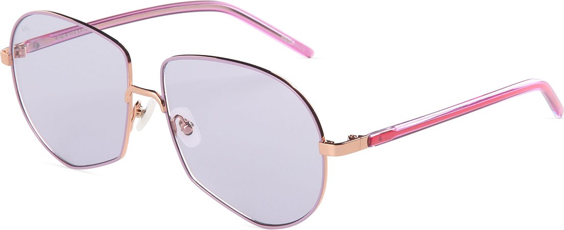 For Art's Sake Round Stainless Steel Sunglasses