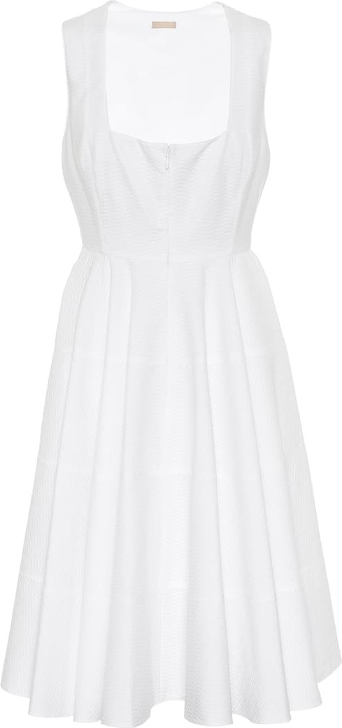 Alaïa Textured cotton dress