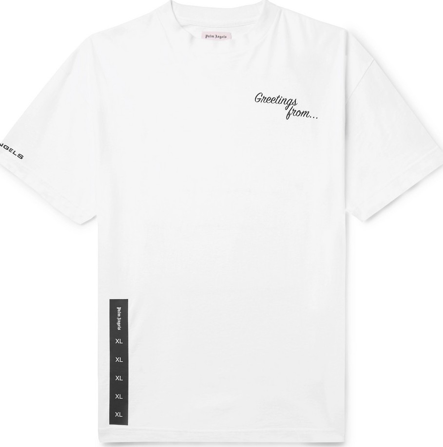 Palm Angels Printed Cotton-Jersey T-Shirt