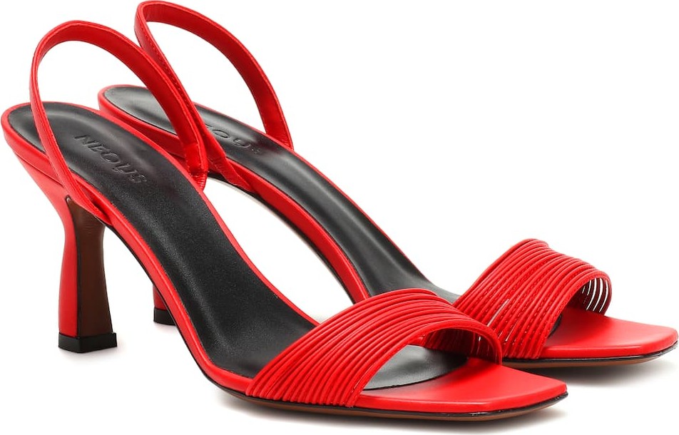 Neous Dilema leather slingback sandals