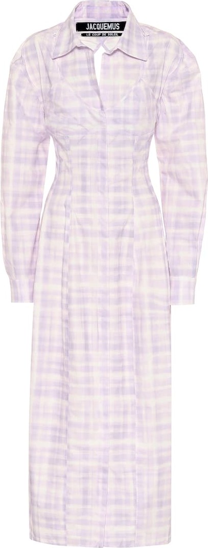 Jacquemus La Robe Valensole cotton shirt dress