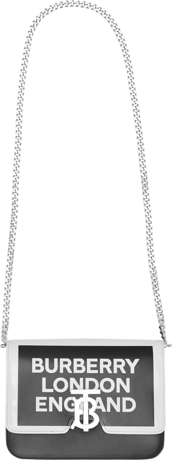 Burberry London England Small Painted Edge Logo TB Crossbody Bag